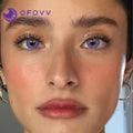 Ofovv Eye Circle Lens Elf Purple Colored Contact Lenses V6140£¨1 YEAR£©