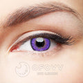 Ofovv Eye Circle Lens Elf Purple Colored Contact Lenses V6140£¨1 YEAR£©