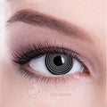 Ofovv Eye Circle Lens Black spiral Special Effect Colored Contact Lenses V6144£¨1 YEAR£©