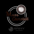 Ofovv Eye Circle Lens Muse Chocolate Colored Contact Lenses V6153£¨1 YEAR£©