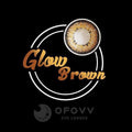 Ofovv Eye Circle Lens Glow Brown Colored Contact Lenses V6178£¨1 YEAR£©